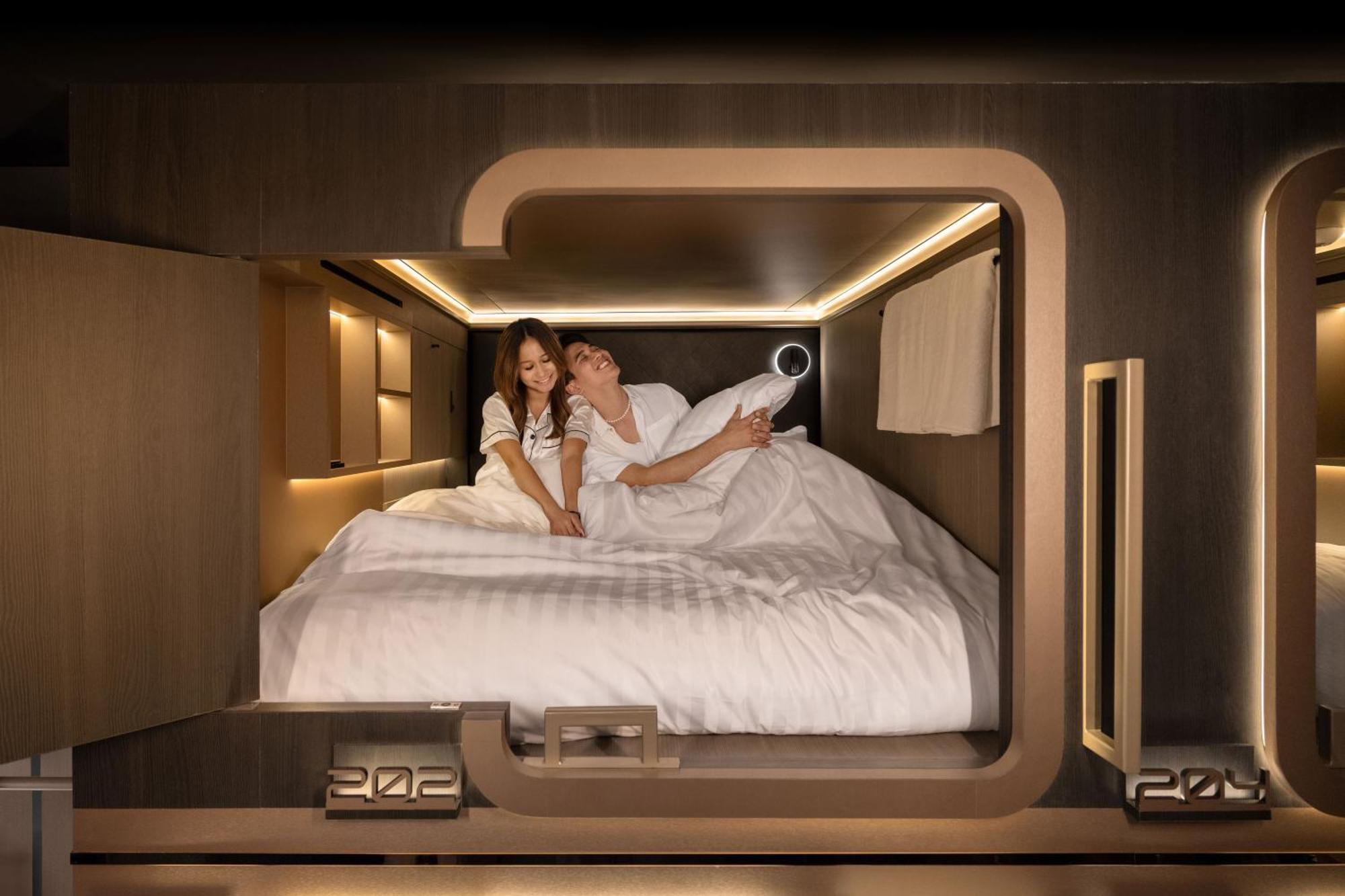 Cube Social Boutique Capsule Hotel At Boat Quay Singapur Exteriér fotografie