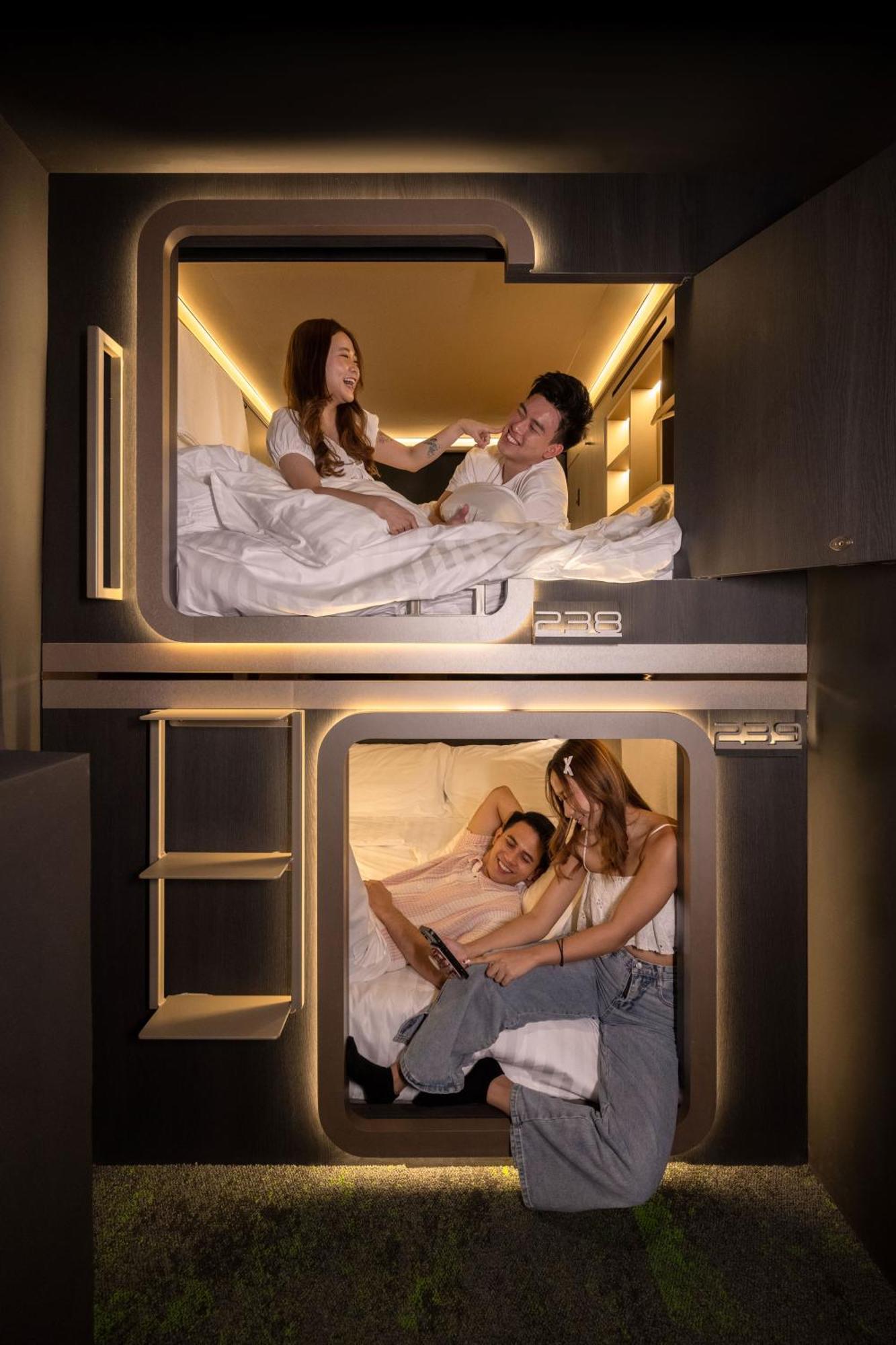 Cube Social Boutique Capsule Hotel At Boat Quay Singapur Exteriér fotografie