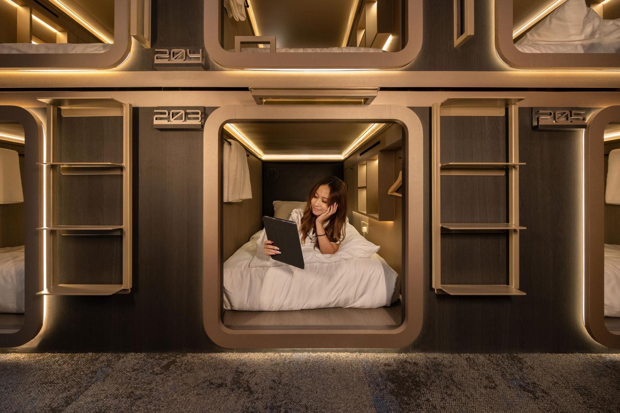 Cube Social Boutique Capsule Hotel At Boat Quay Singapur Exteriér fotografie