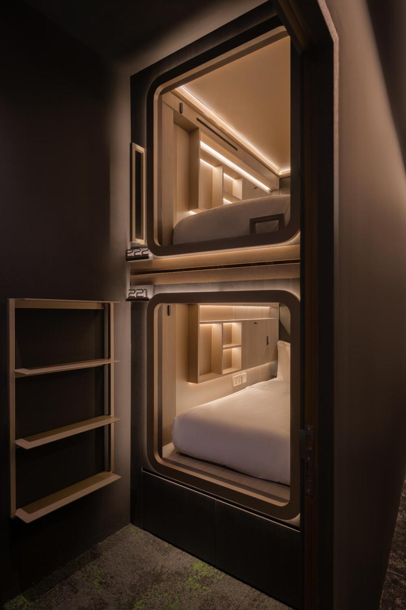 Cube Social Boutique Capsule Hotel At Boat Quay Singapur Exteriér fotografie